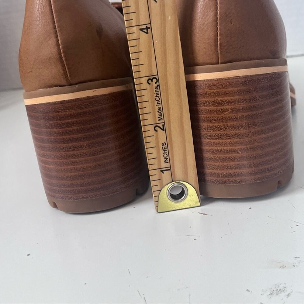 Korks Corsica Penny Loafer Women’s 10 Lugged Heel Slip On Tan New Without Box - Picture 9 of 10
